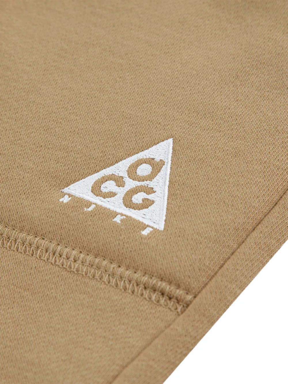 Nike Kids ACG LBR logo-embroidered trousers Beige