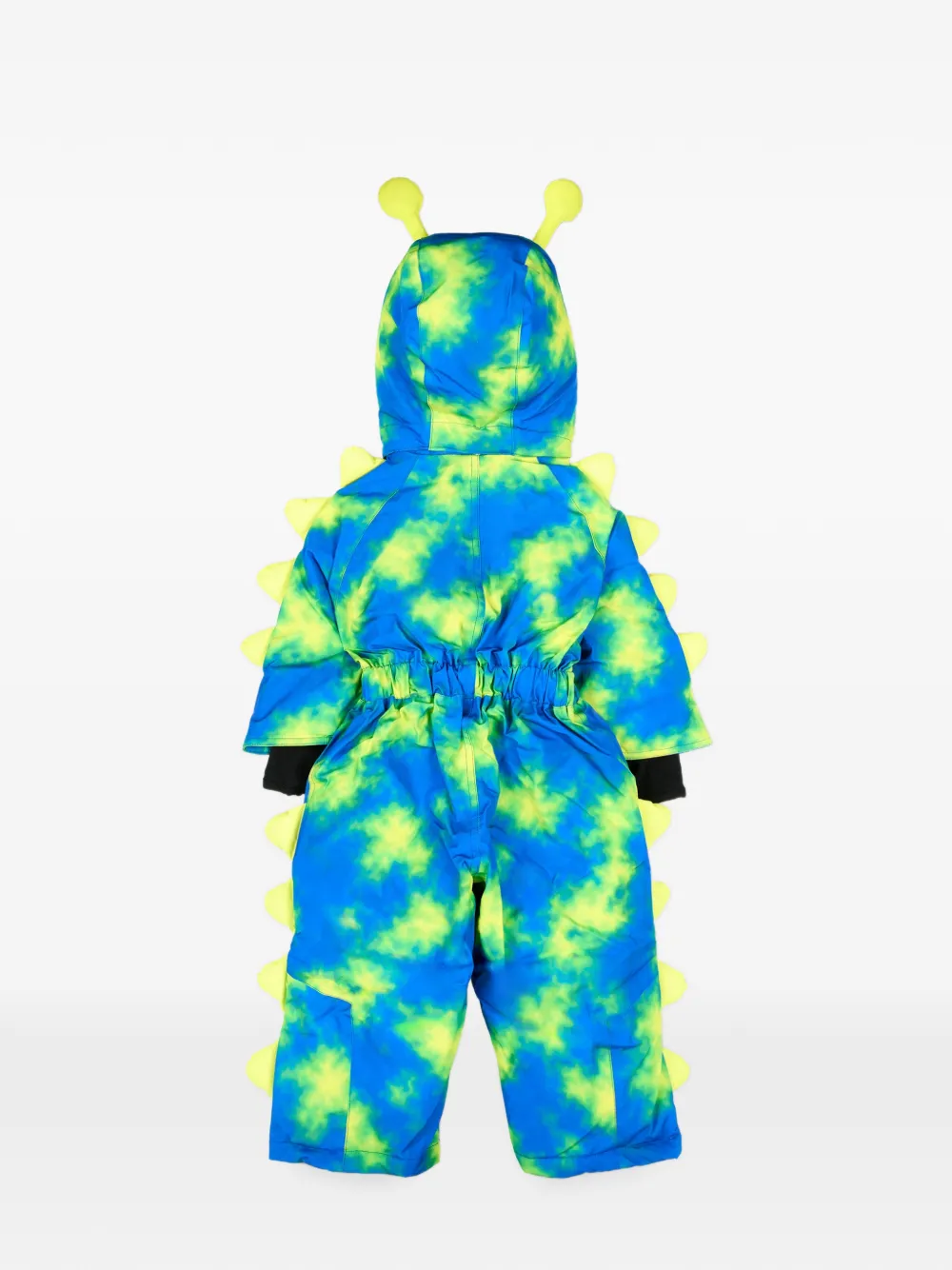 Roarsome Alien tie-dye snowsuit Blauw