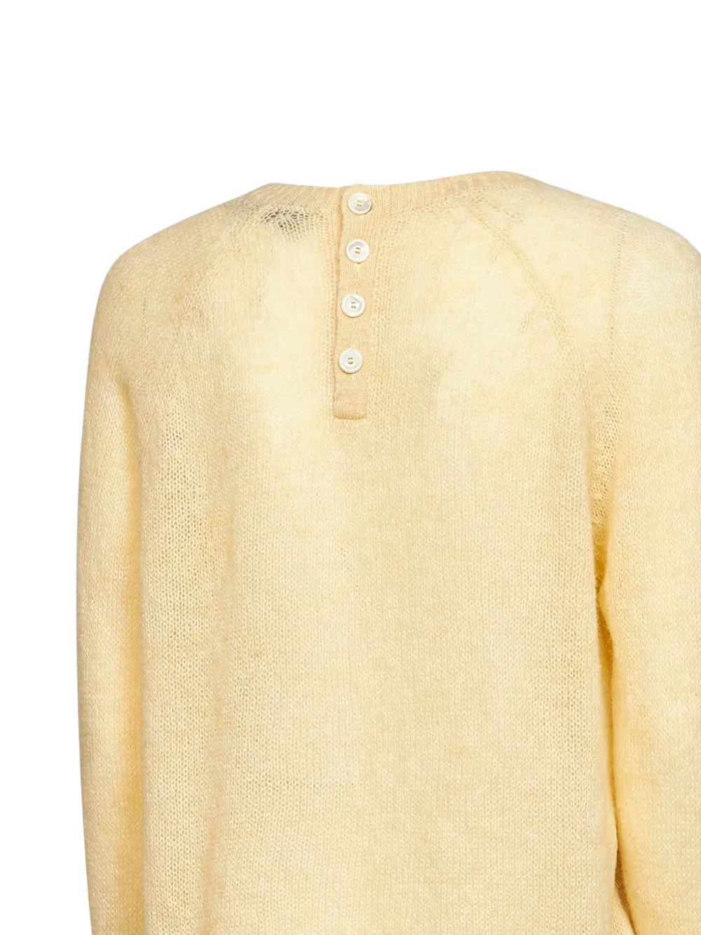 Blanca Vita raglan-sleeve sweater Geel