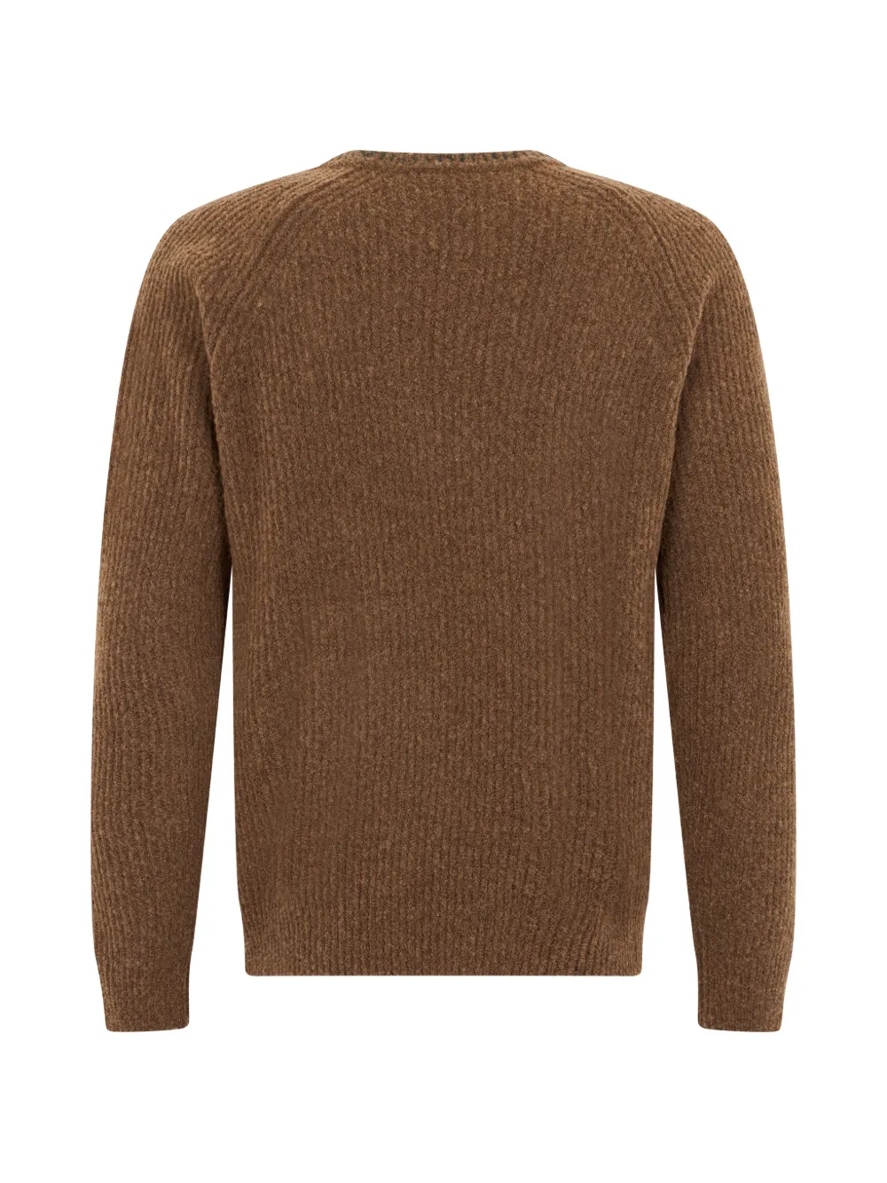 slowear ribbed-knit raglan-sleeve sweater Bruin