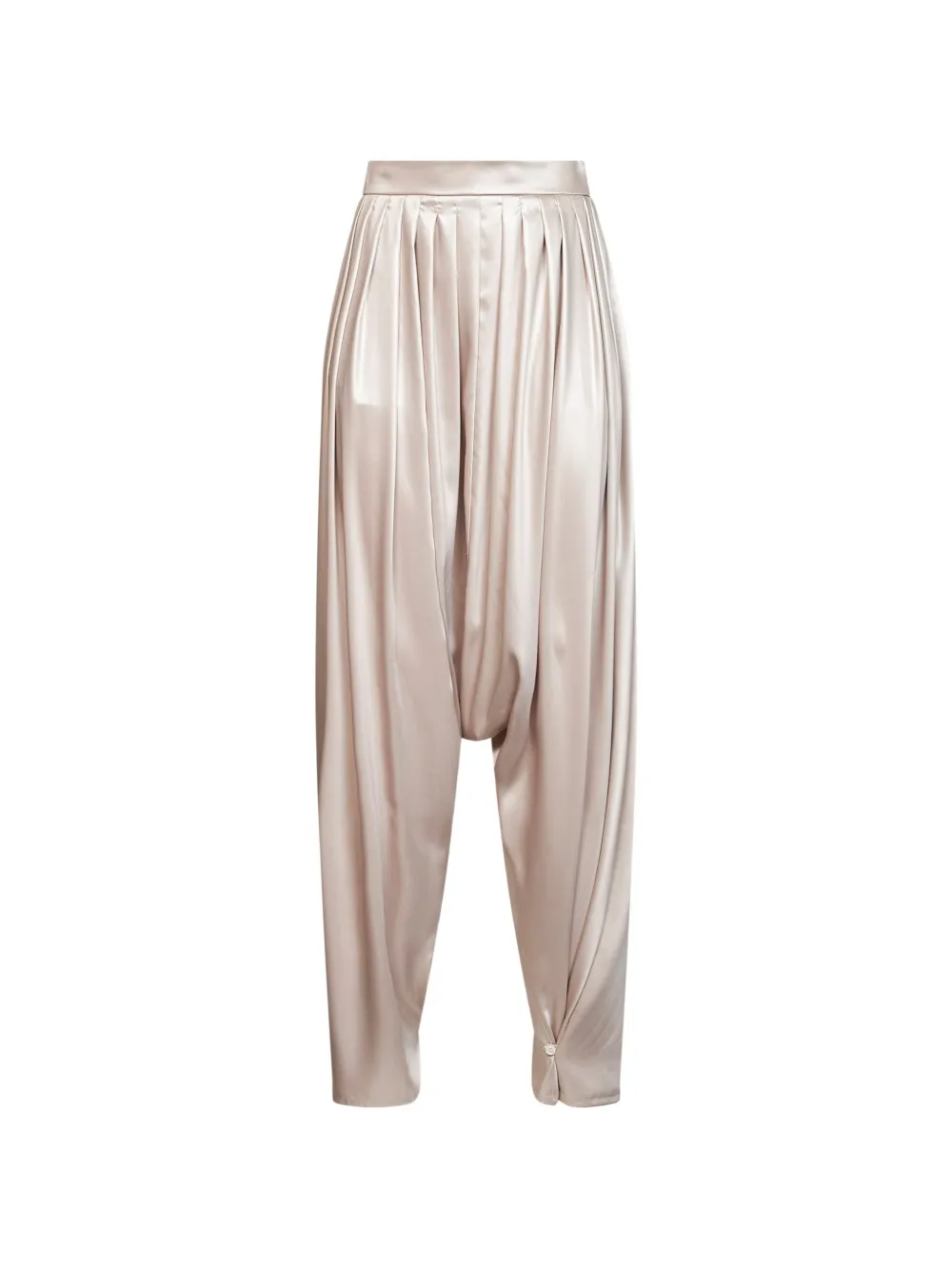 Giuseppe Di Morabito pleated draped-crotch trousers Beige