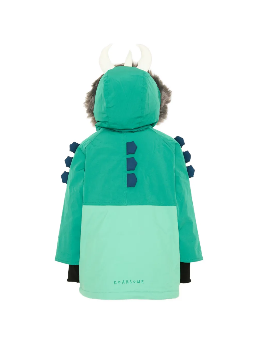 Roarsome Spike The Dino ski jacket Groen
