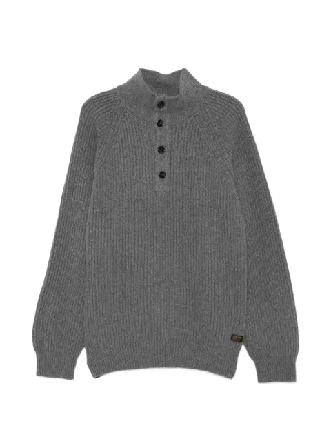 Filson ribbed-knit button-up sweater