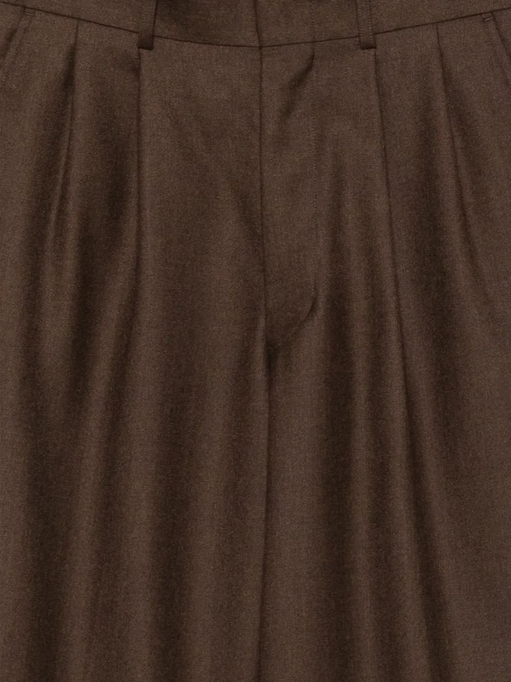 Junya Watanabe MAN pleated turned-up trousers Bruin