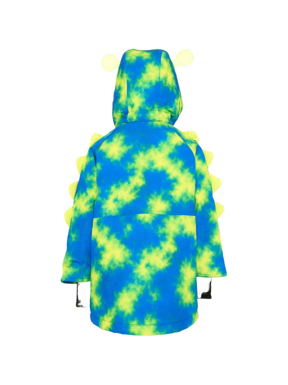 Roarsome Alien tie-dye ski coat Blauw