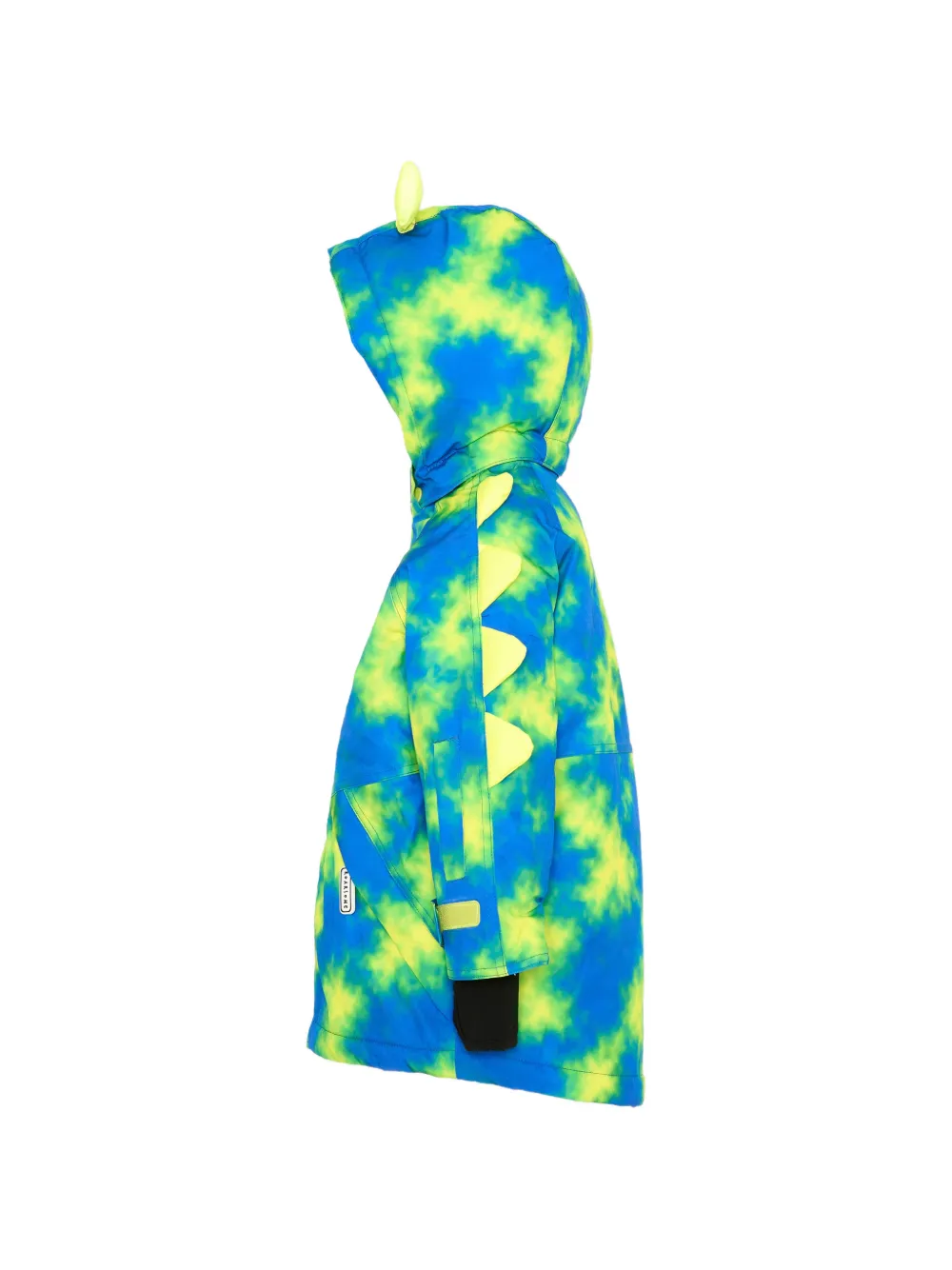 Roarsome Alien tie-dye ski coat Blauw