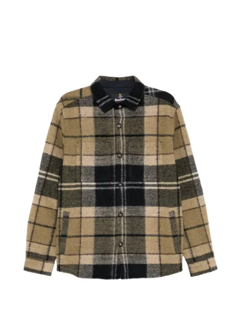 Barbour woodlane brushed shirt jacket