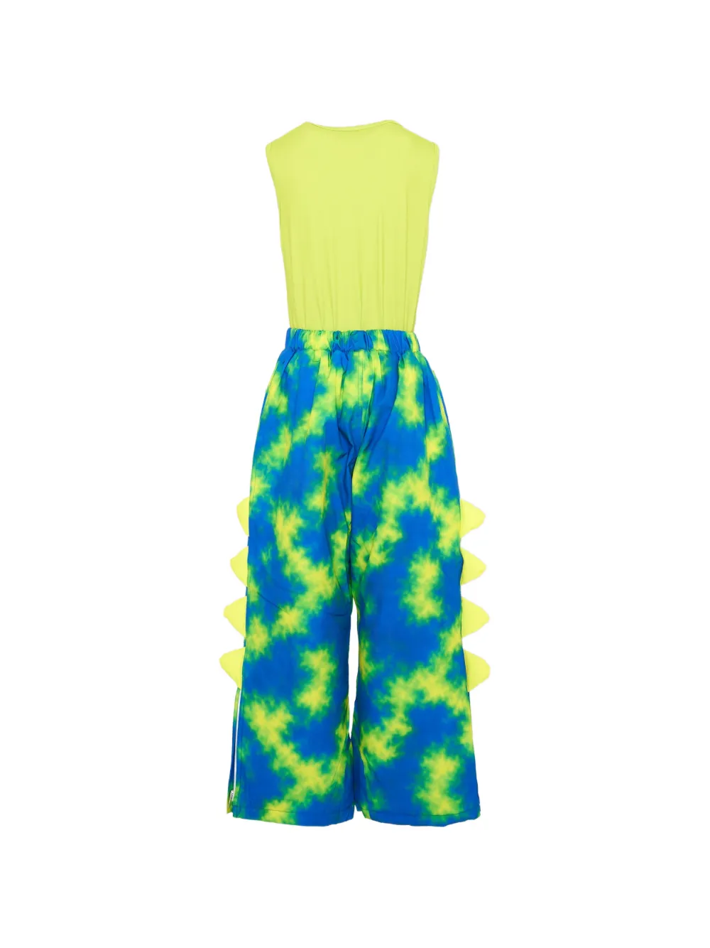 Roarsome Alien salopettes met tie-dye print Blauw