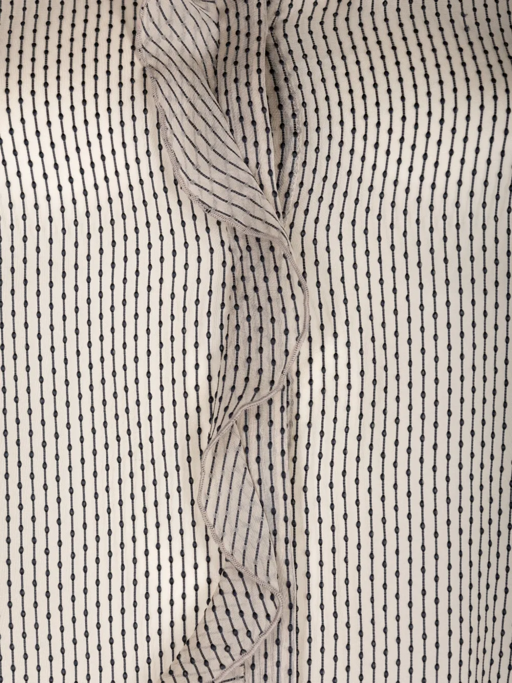 R13 blouse met ruches Beige