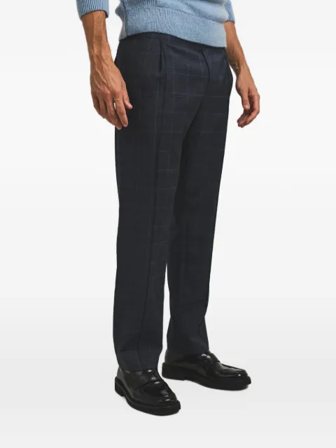 CESAR CASIER Brad checked wool trousers