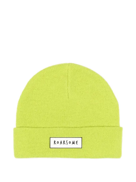 Roarsome gorro tejido con parche del logo