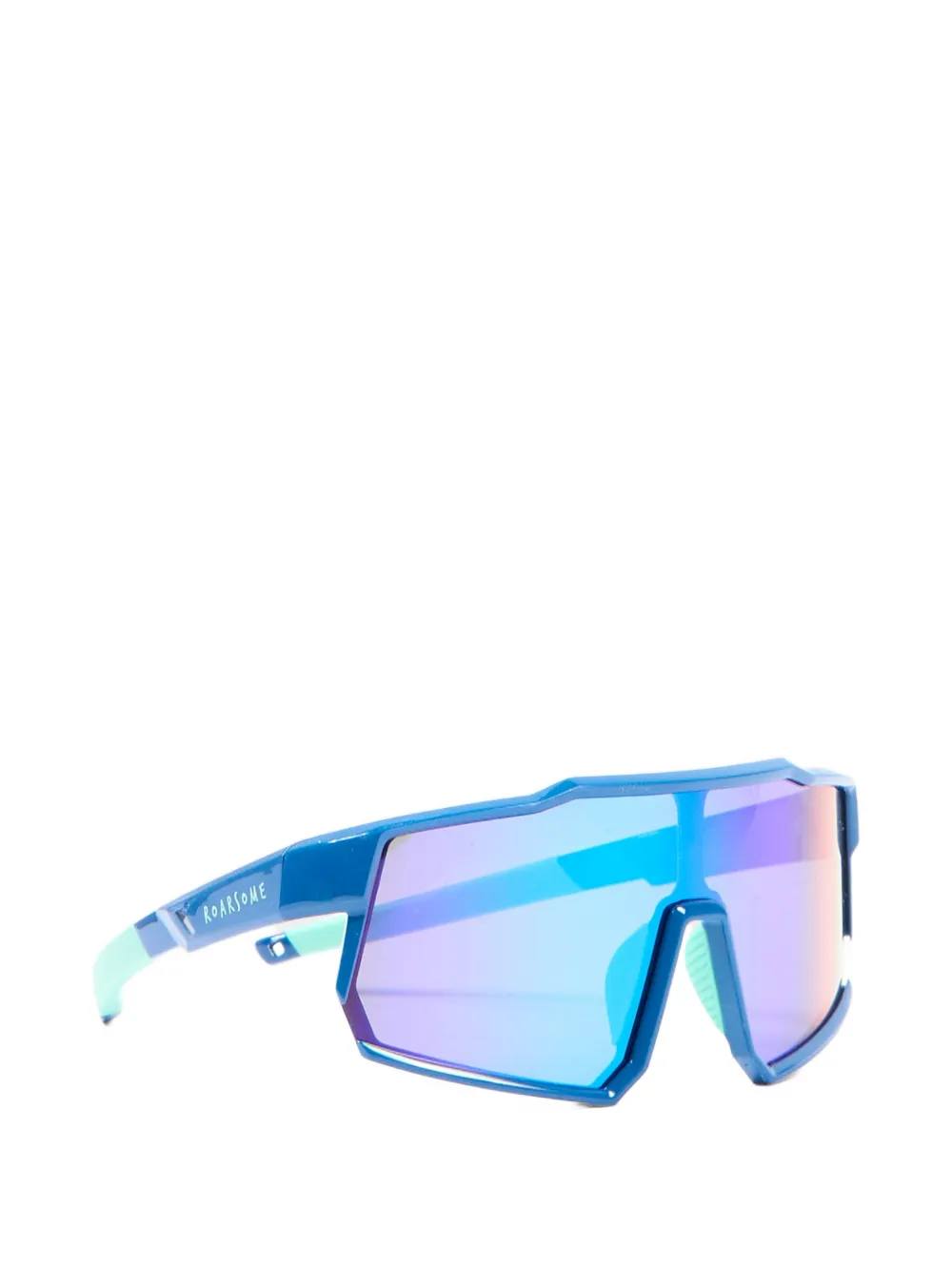 Roarsome Zonnebril met geometrisch montuur Blauw