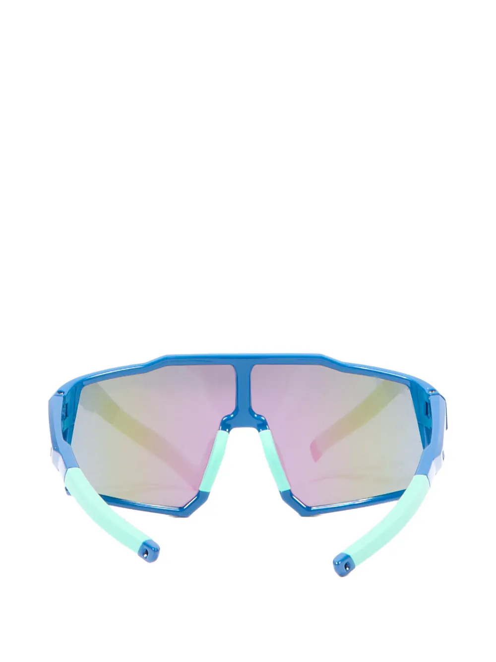 Roarsome Zonnebril met geometrisch montuur Blauw