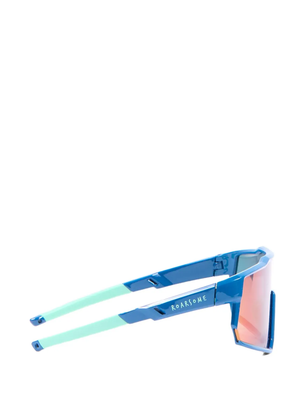 Roarsome Zonnebril met geometrisch montuur Blauw