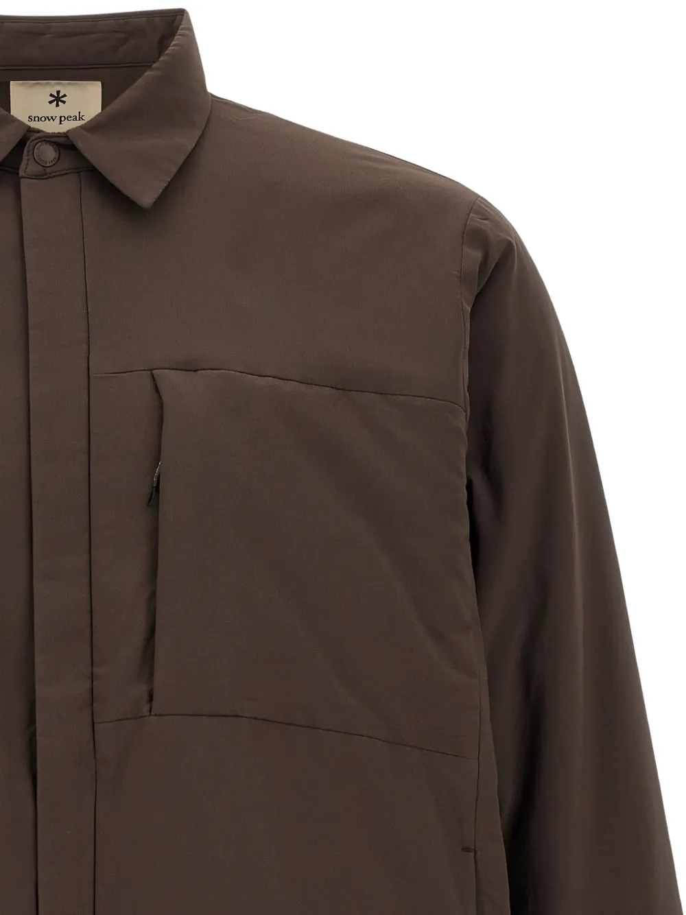 Snow Peak Flexible gewatteerd shirtjack Bruin
