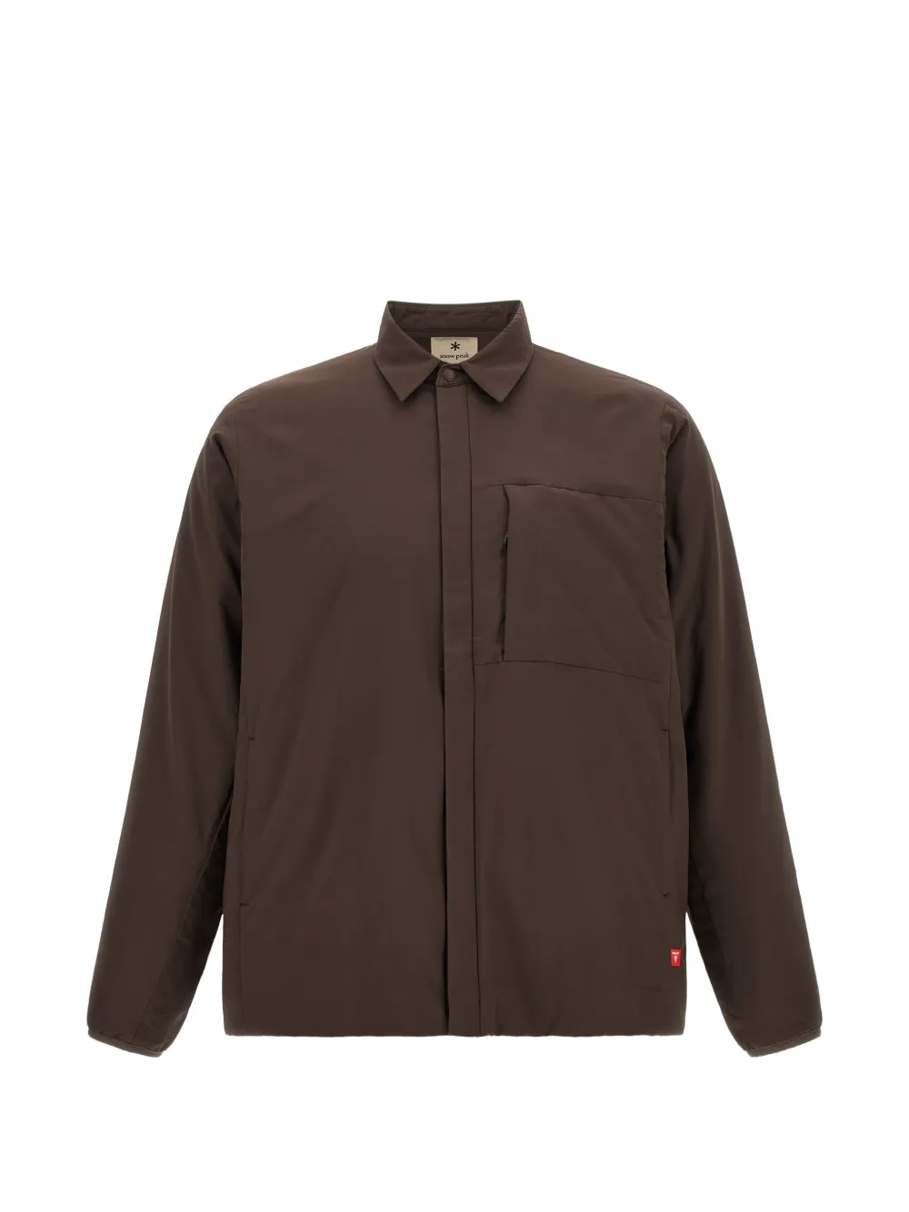 Snow Peak Flexible Insulated shirt jacket - Marrone