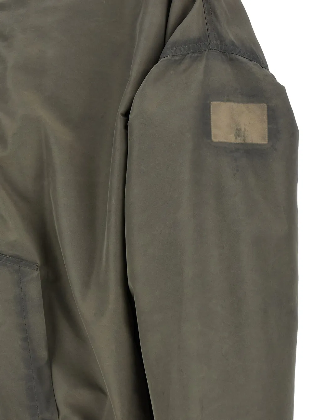 Rick Owens Mountain Hun hoodie jacket Groen