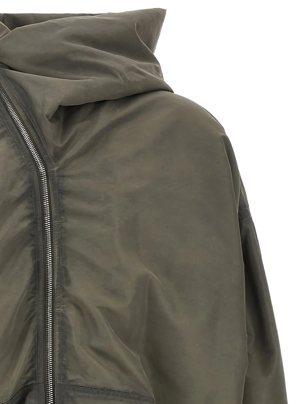 Rick Owens Mountain Hun hoodie jacket Groen