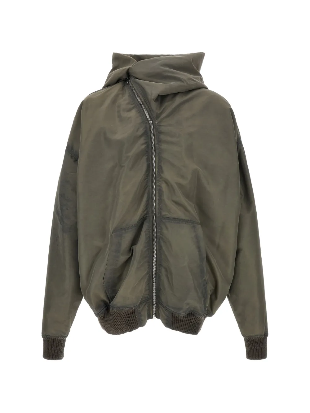 Rick Owens Mountain Hun hoodie jacket - Grün