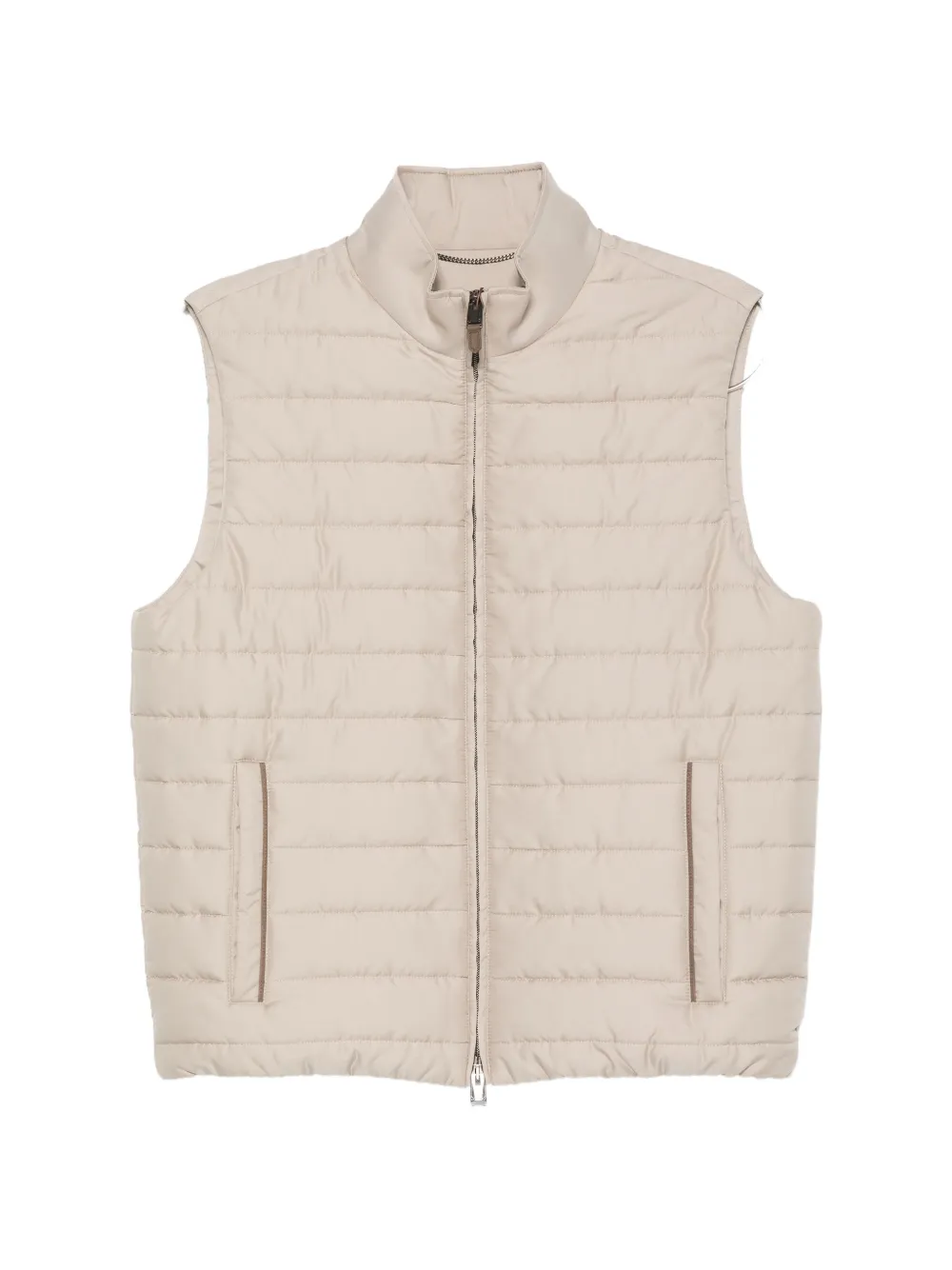 Canali quilted high-neck gilet - Tons neutres Canali quilted high-neck gilet - Tons neutres