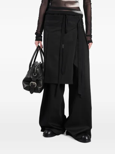 Ann Demeulemeester Marke layered trousers