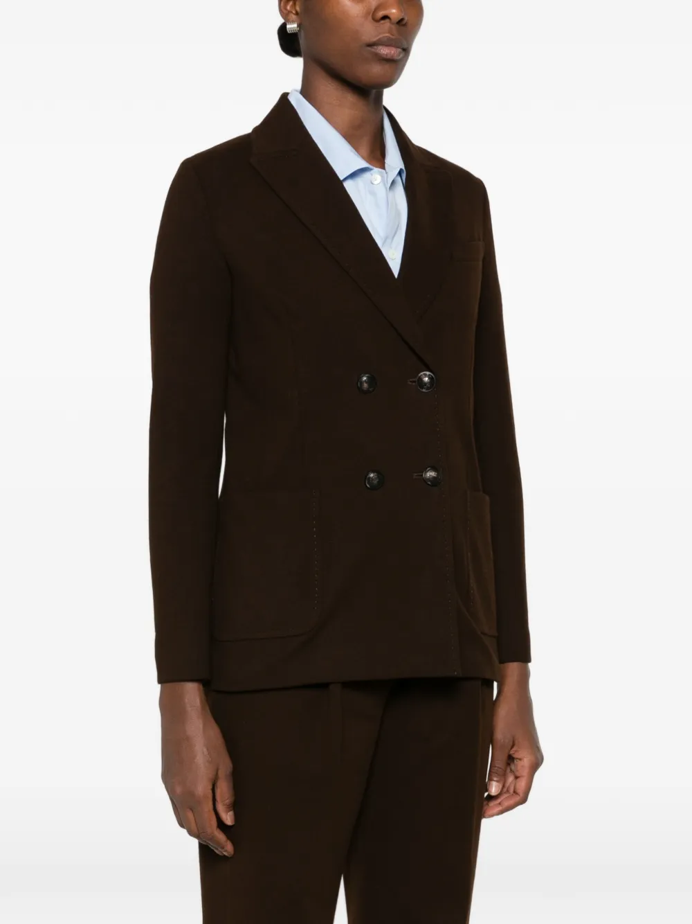 Circolo 1901 double-breasted blazer Bruin