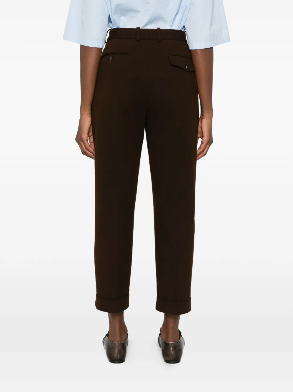 Circolo 1901 Broek met riemlussen Bruin