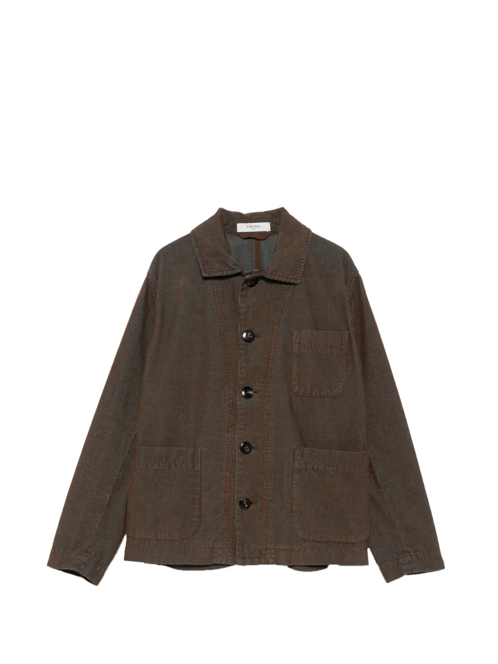 Circolo 1901 corduroy button-up jacket - Braun