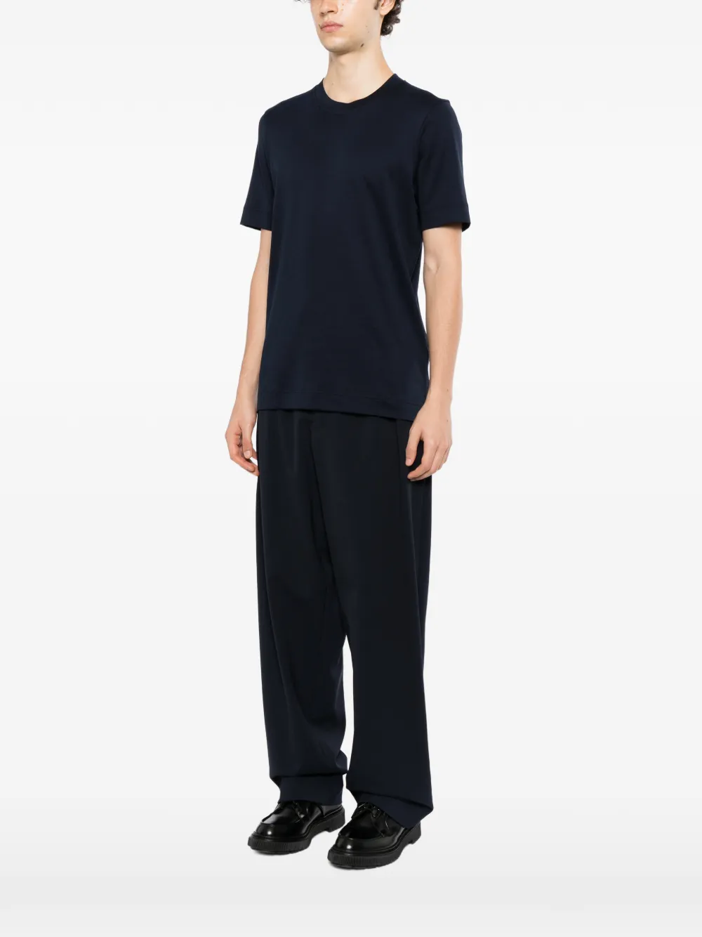 Tagliatore Saxe T-shirt Blauw