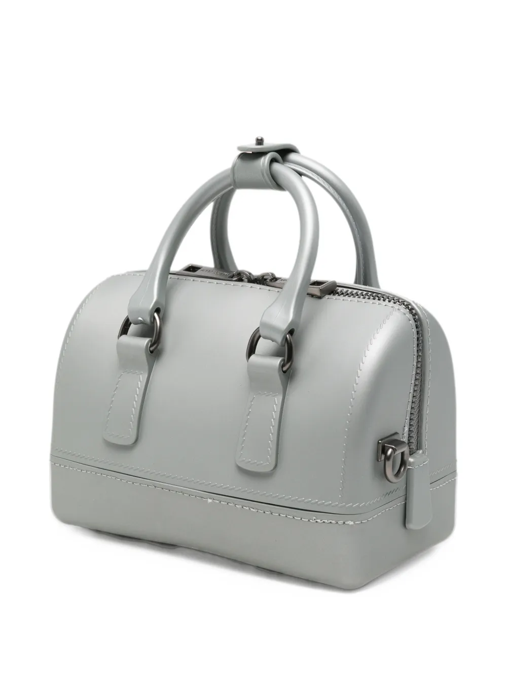 Marc Ellis Flat Estrel S star-charm logo-plaque tote bag Grijs