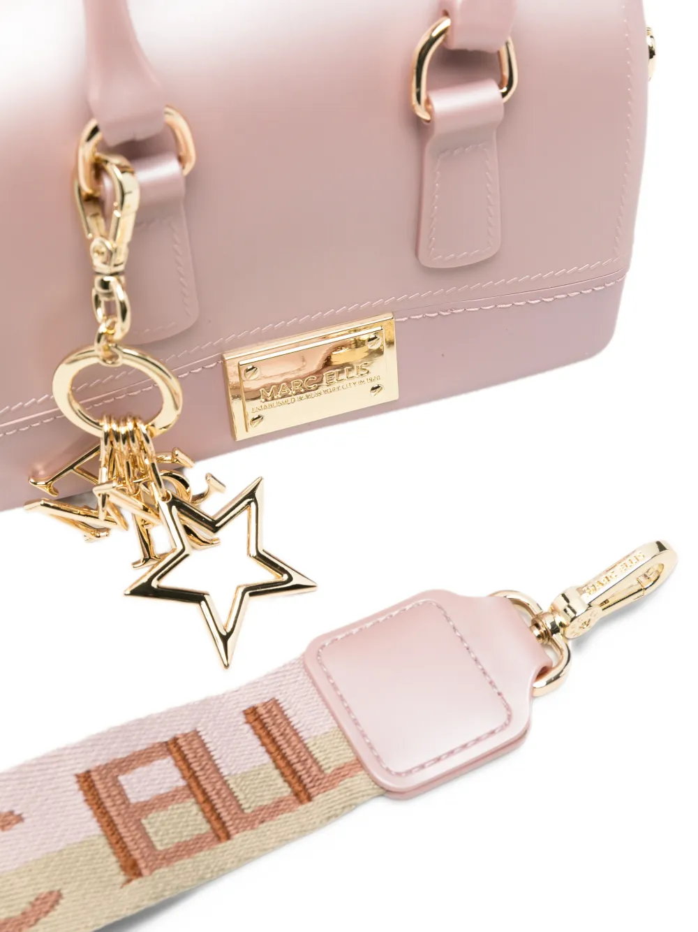 Marc Ellis S Flat Estrel charm tote bag Roze