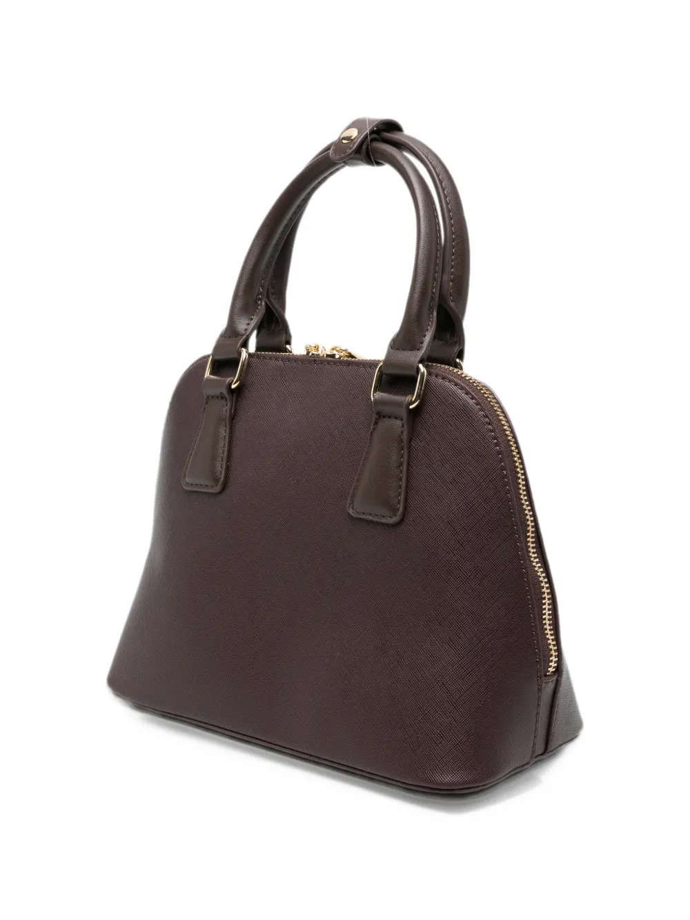 Marc Ellis Paget M logo-plaque cross-hatch tote bag Bruin