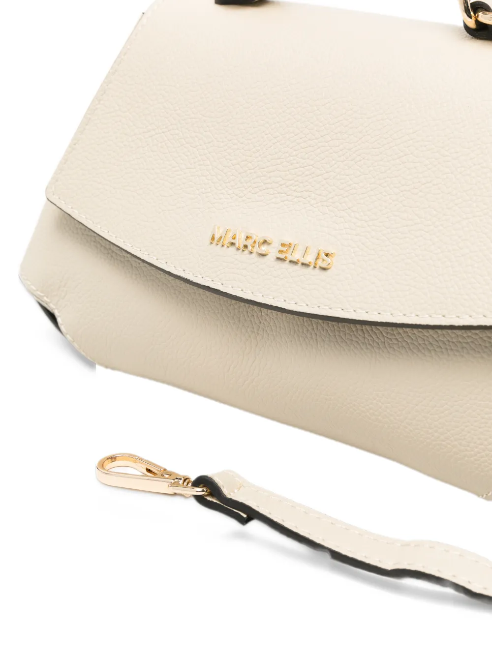 Marc Ellis Spency grainy-leather tote bag Beige