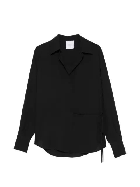 Cenere GB tie-fastening long-sleeve shirt