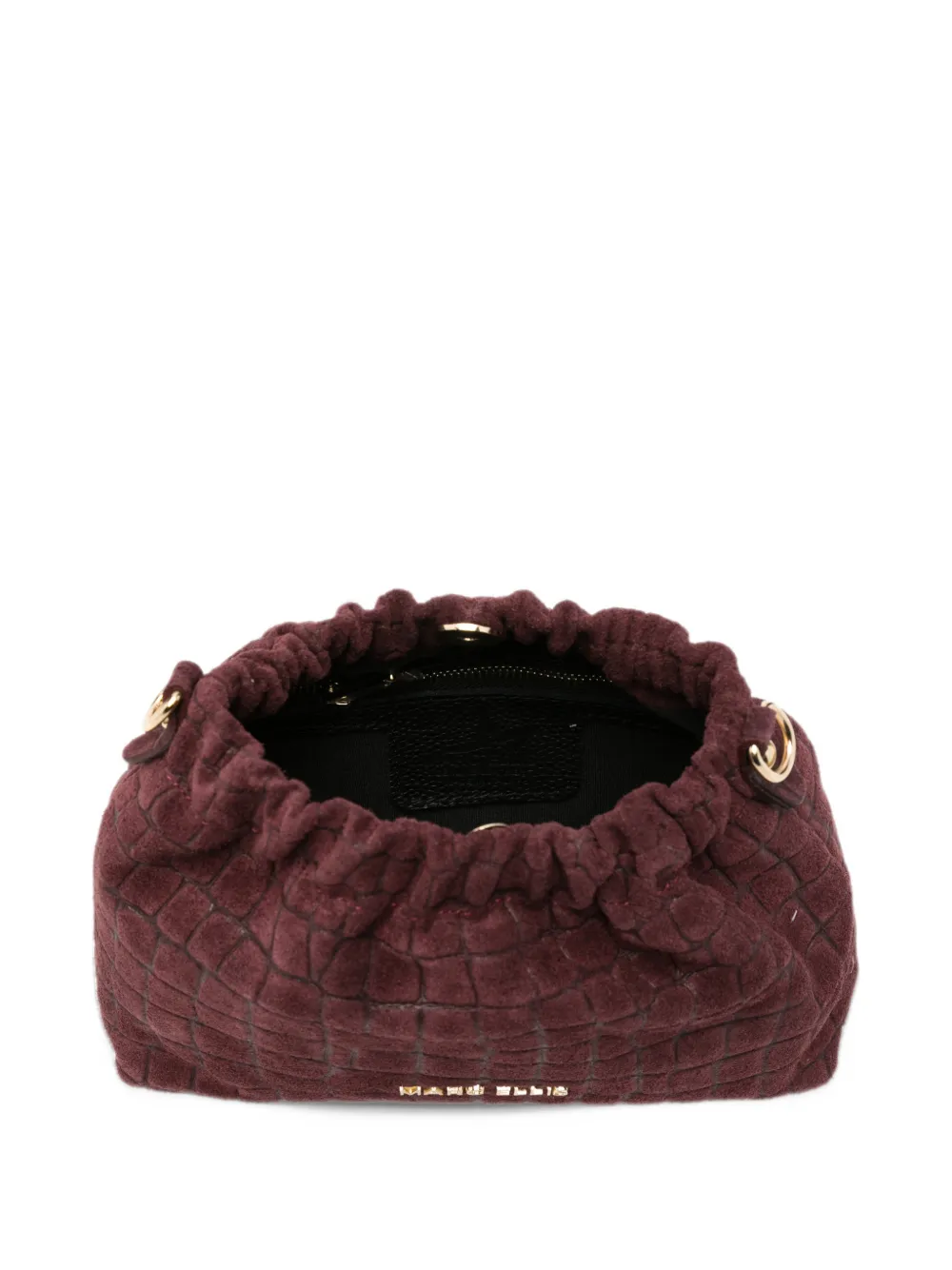 Marc Ellis Zoe croc-effect Zoe clutch bag Rood