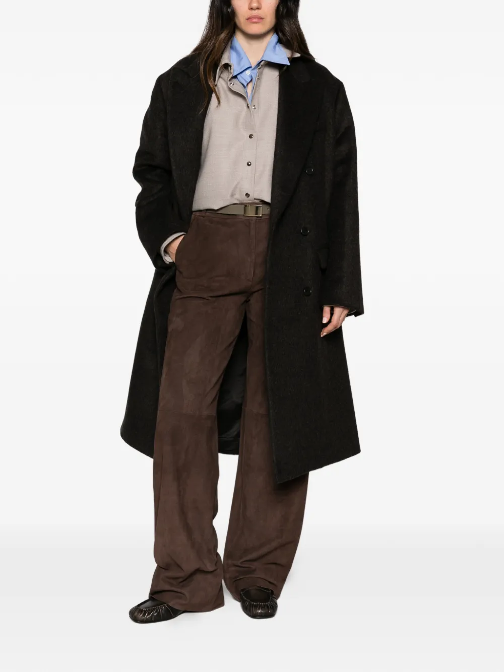 Prada double-breasted coat Bruin