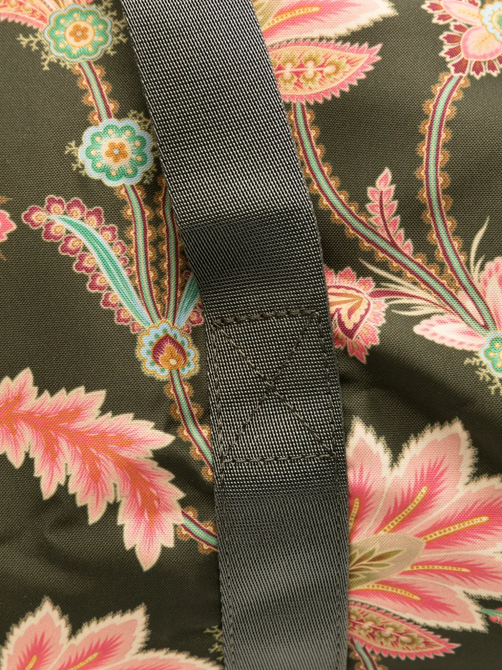 ETRO floral-print holdall bag Groen