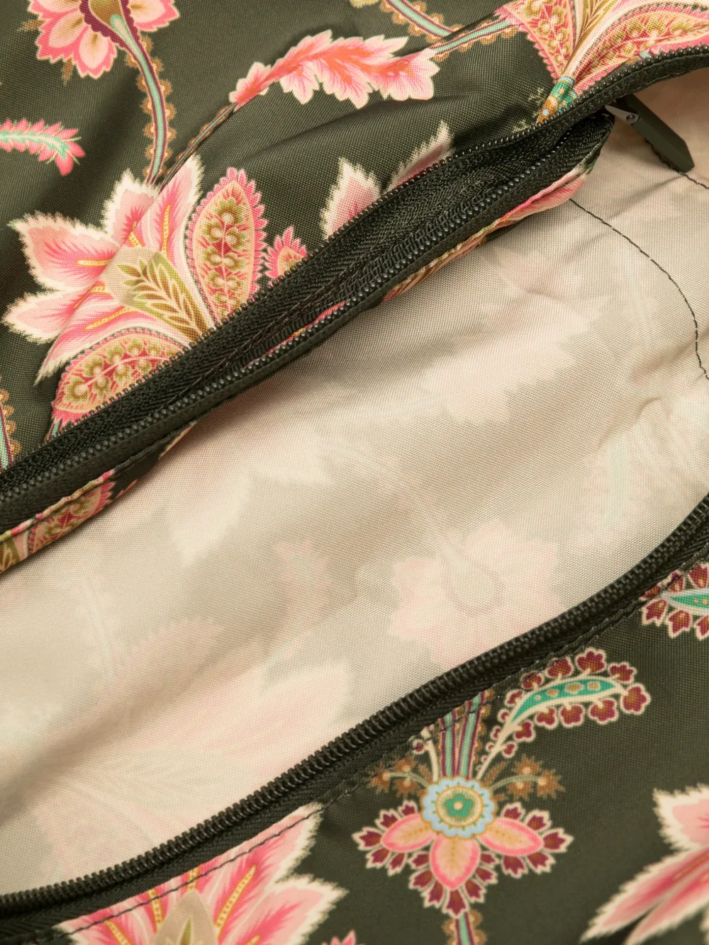 ETRO floral-print holdall bag Groen