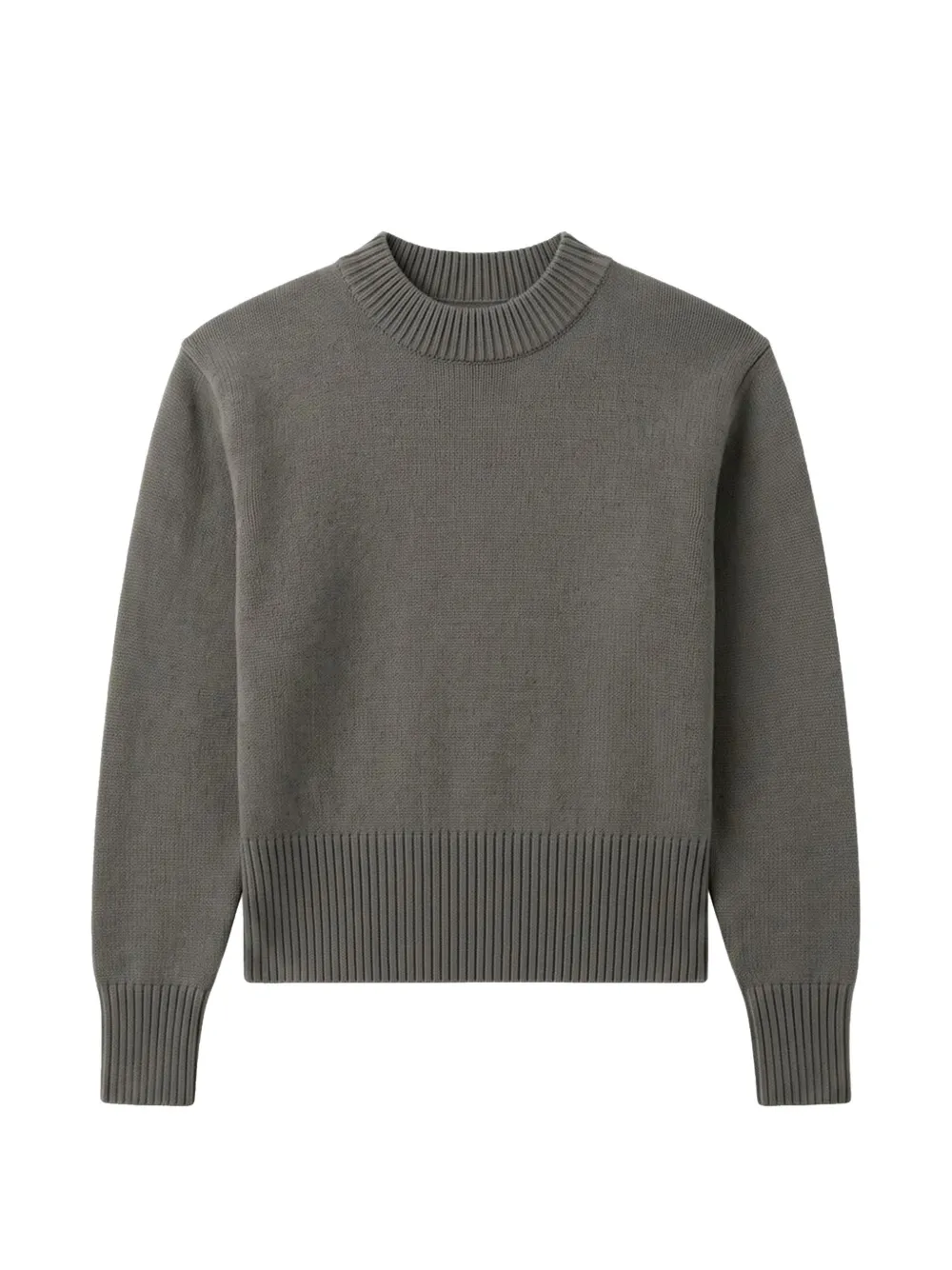 IRO Lovelie ribbed-trim crew-neck sweater - Grau