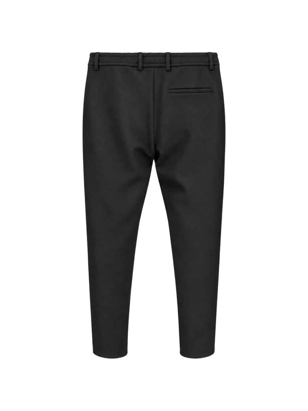 Emporio Armani Plooibroek met toelopende pijpen Zwart