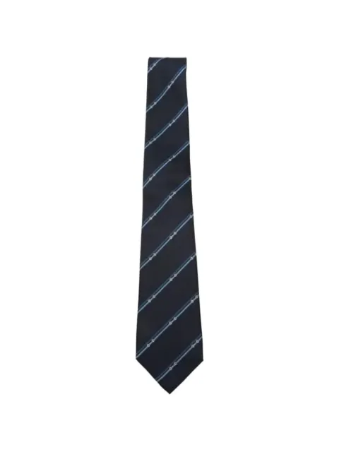 Gucci diagonal Horsebit silk jacquard tie