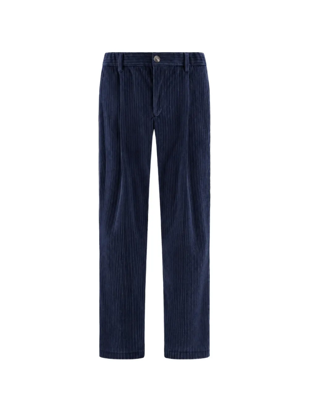 Herno Ribfluwelen plooibroek Blauw