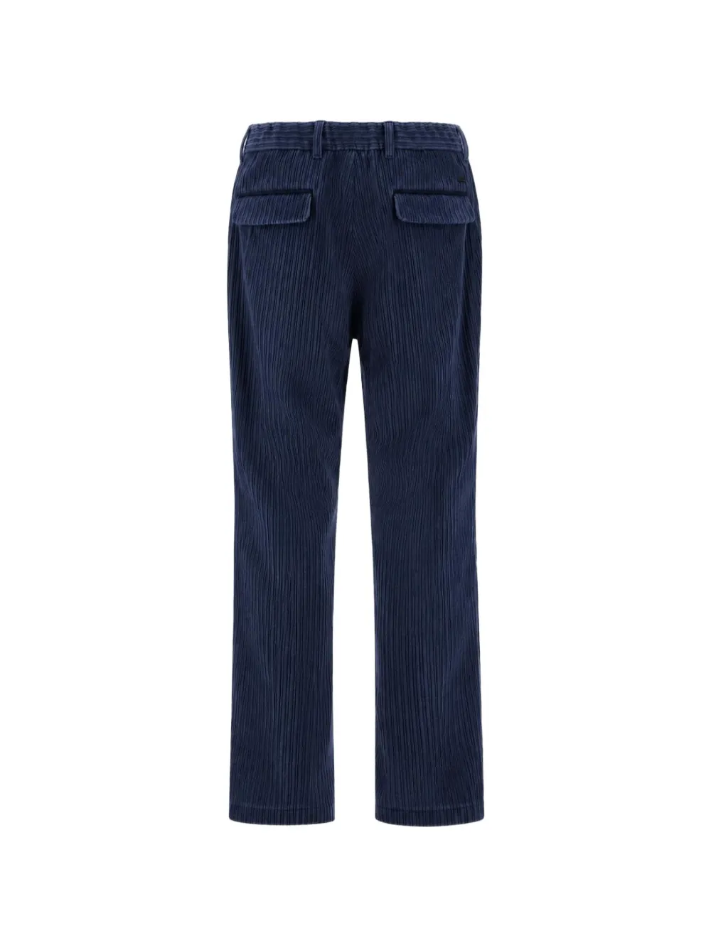 Herno Ribfluwelen plooibroek Blauw