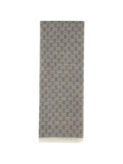 Gucci GG wool silk jacquard stole