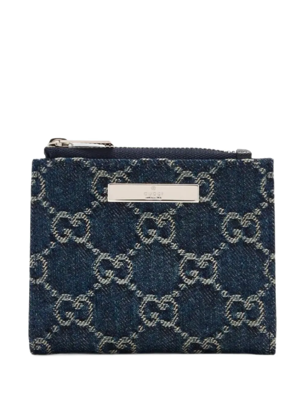 Gucci small wallet with Gucci plaque - Blau