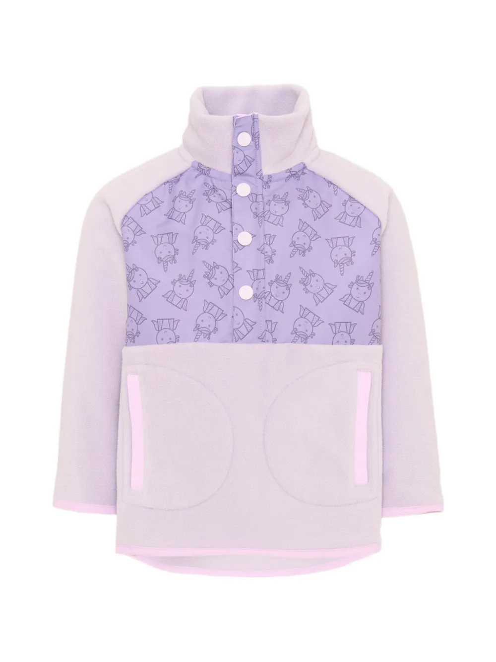 Roarsome Sparkle The Unicorn fleece sweatshirt - Viola