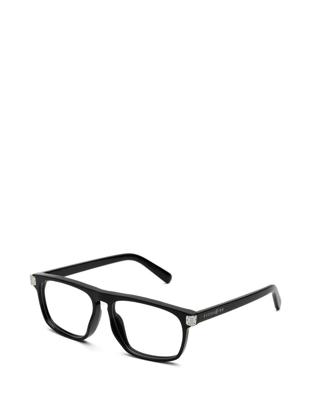MM6 Maison Margiela square-frame glasses Zwart