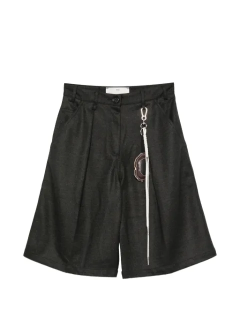 Song For The Mute pleated wide-leg shorts
