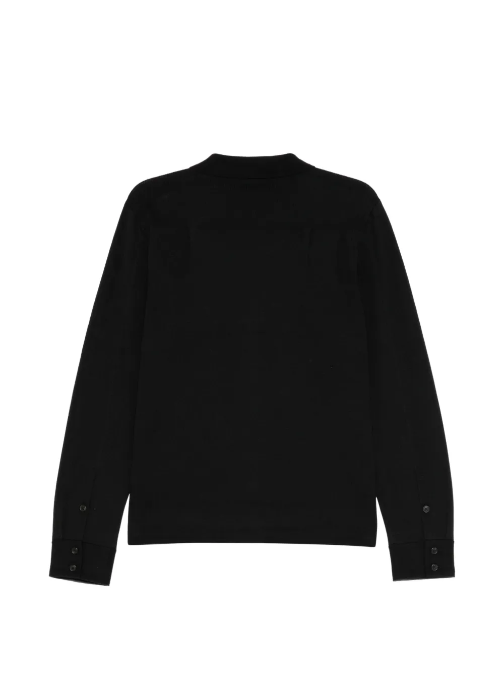 Fred Perry logo-embroidered cardigan Zwart