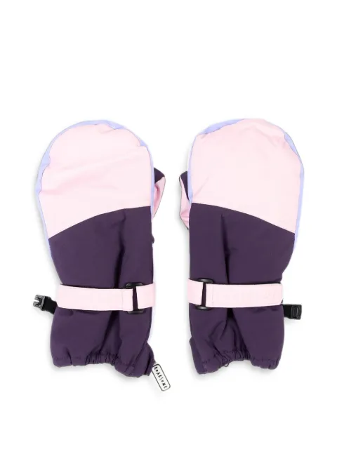 Roarsome colour-block mittens